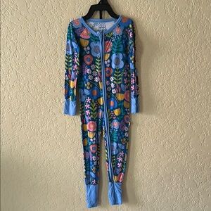 Little Sleepies Colorful Floral Kids Footie